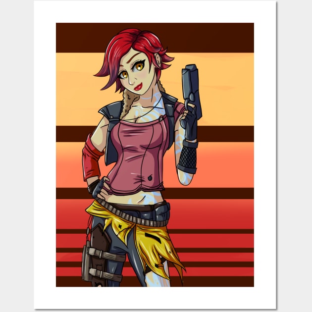 Borderlands Lilith Wall Art by SakuraDragon